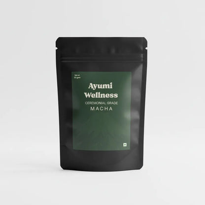 Ayumi Ceremonial Matcha — 30g Shizuoka, Japan · First Harvest · Stone Ground + FREE GLASS SIPPER - Ayumi wellness